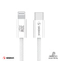 SiGMA 30W PD SERIES CABLE Lightning to C Model: PD-4