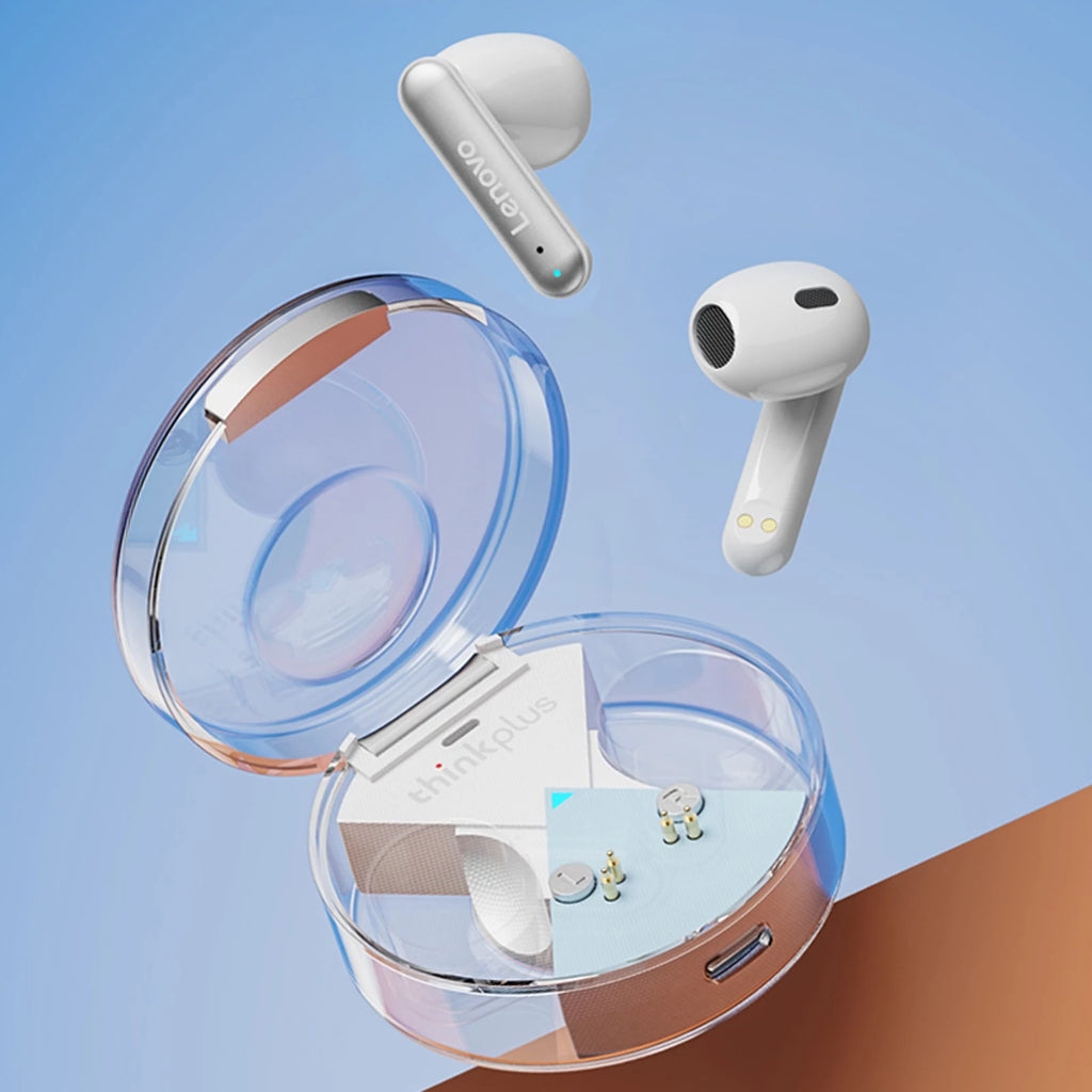 Lenovo LP10 True Wireless Headphones with Transparent Case