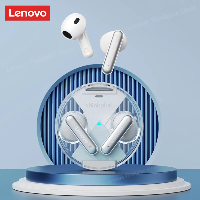 Lenovo LP10 True Wireless Headphones with Transparent Case